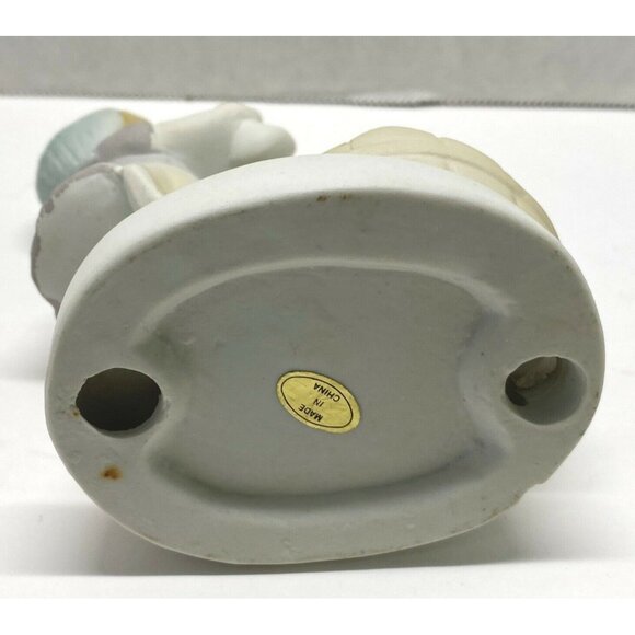 House Of Lloyd Figurine Farm Girl with Goose Bath Time Tub Vintage - Picture 7 of 8